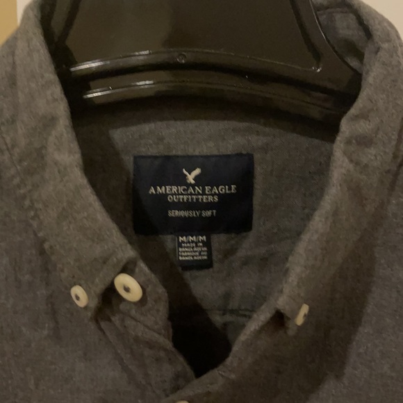 American Eagle outfitters seriously soft long sleeve button down dress shirt - Picture 2 of 6